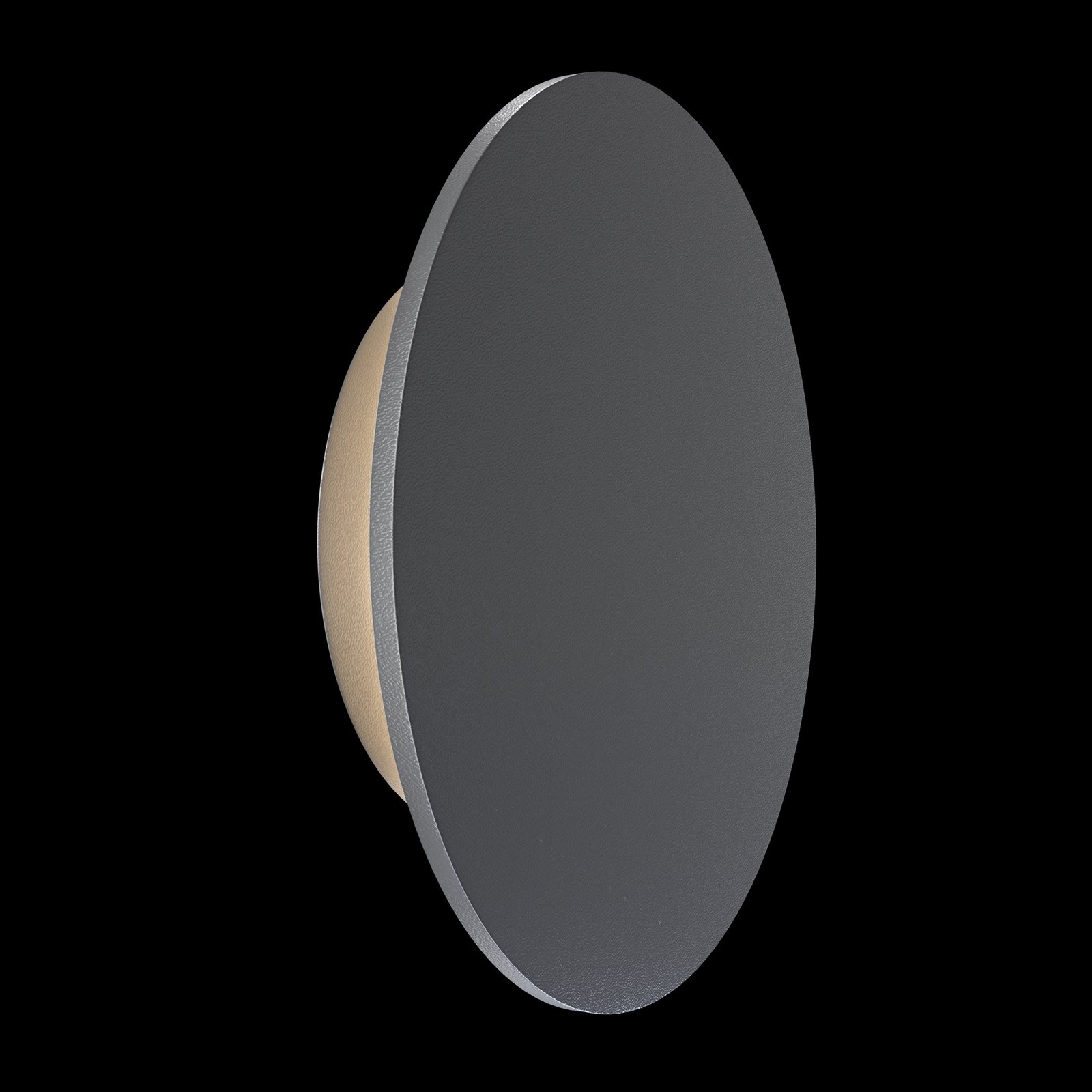 Lampada Da Parete Moderna Da Esterno Metallo Grafite Luce Led 12W Ip65 O420WL-L12GF