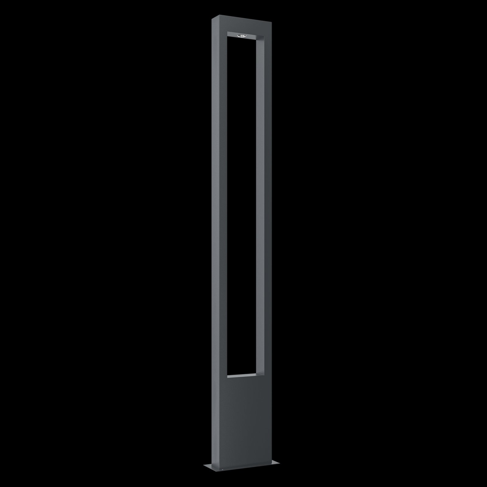 Lampada Da Terra Moderna Per Esterno Metallo Grafite Luce Led 20W Ip65 O425FL-L20GF