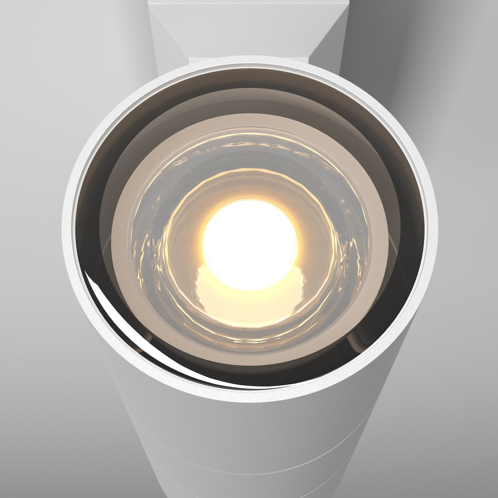 Applique Da Esterno Moderna Bowery 2 Luci Gu10 50W Alluminio Bianco Ip54 O574WL-02W