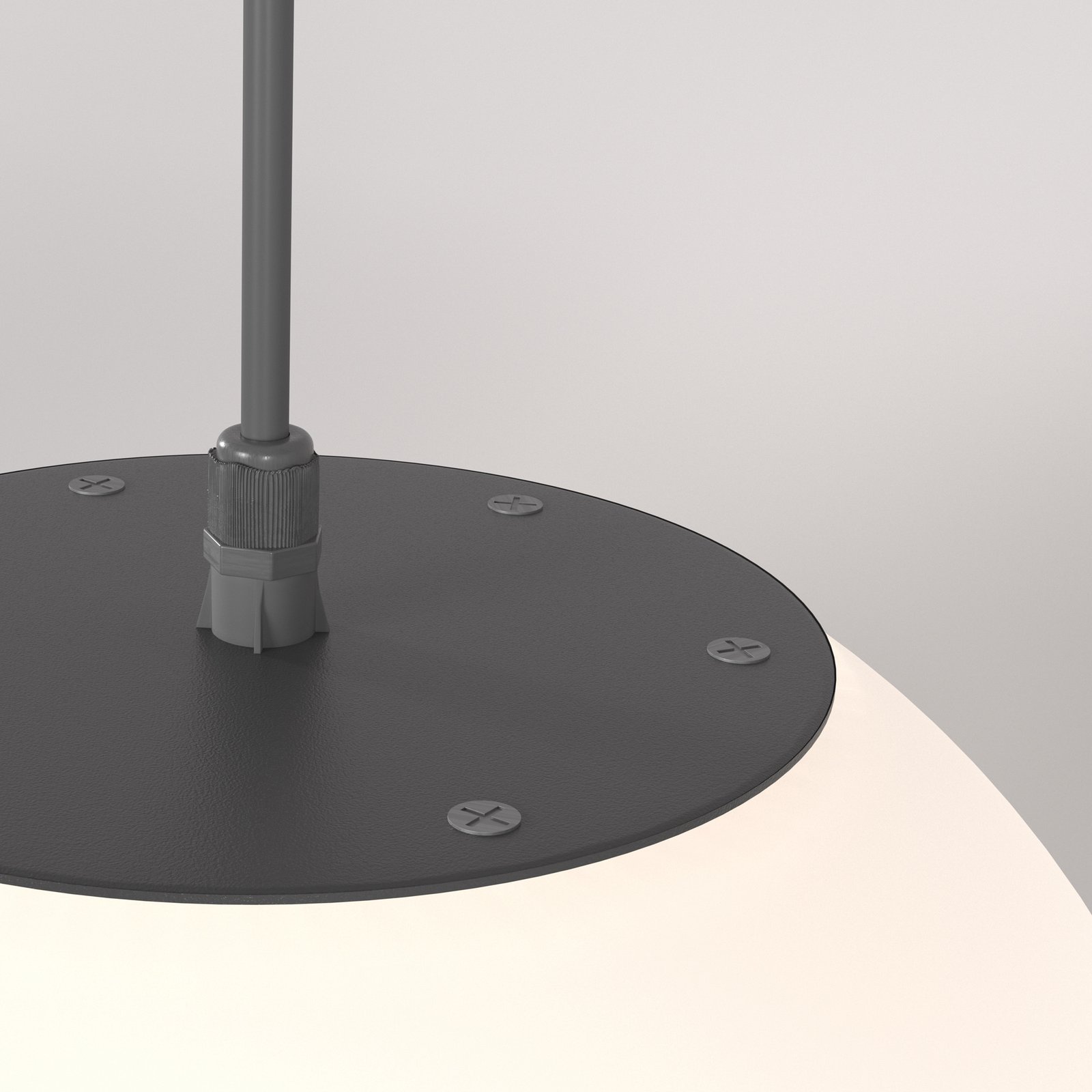Lampada A Soffitto Moderna Da Esterno Plastica Bianco 1 Luce E27 30W Ip54 O594PL-01B