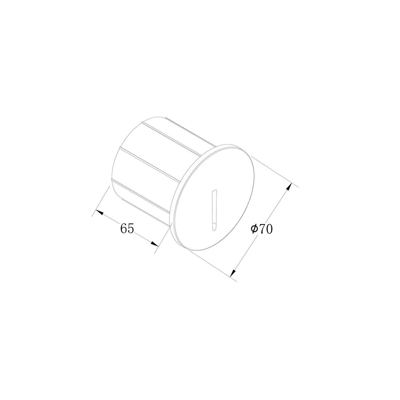 Segnapasso Moderno Da Esterno Alluminio Bianco Luce Led 3W Ip54 O014SL-L3W3K