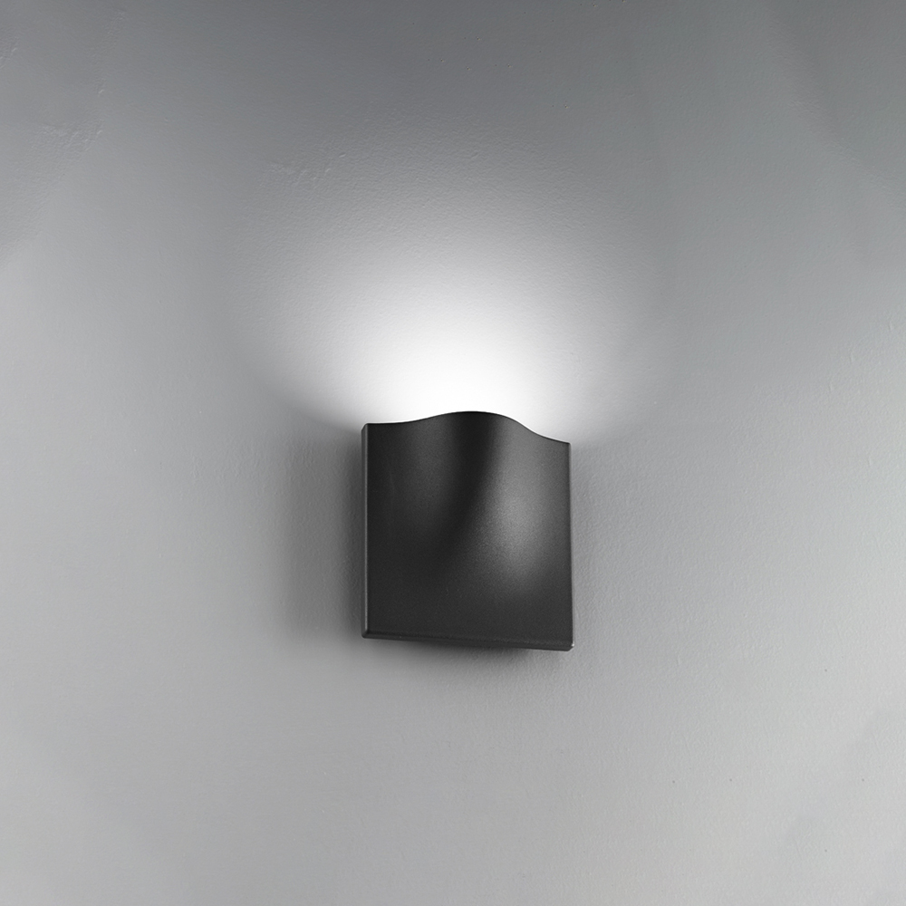 Image of Applique Moderna Collina Alluminio Grigio Led 15W 3000K