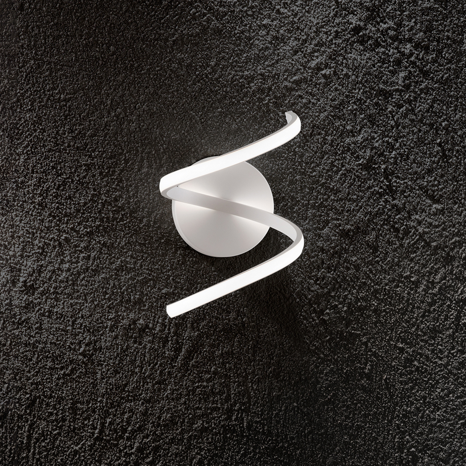 Applique Moderna Nest Metallo Bianco Led 18W Dimmerabile Ip20