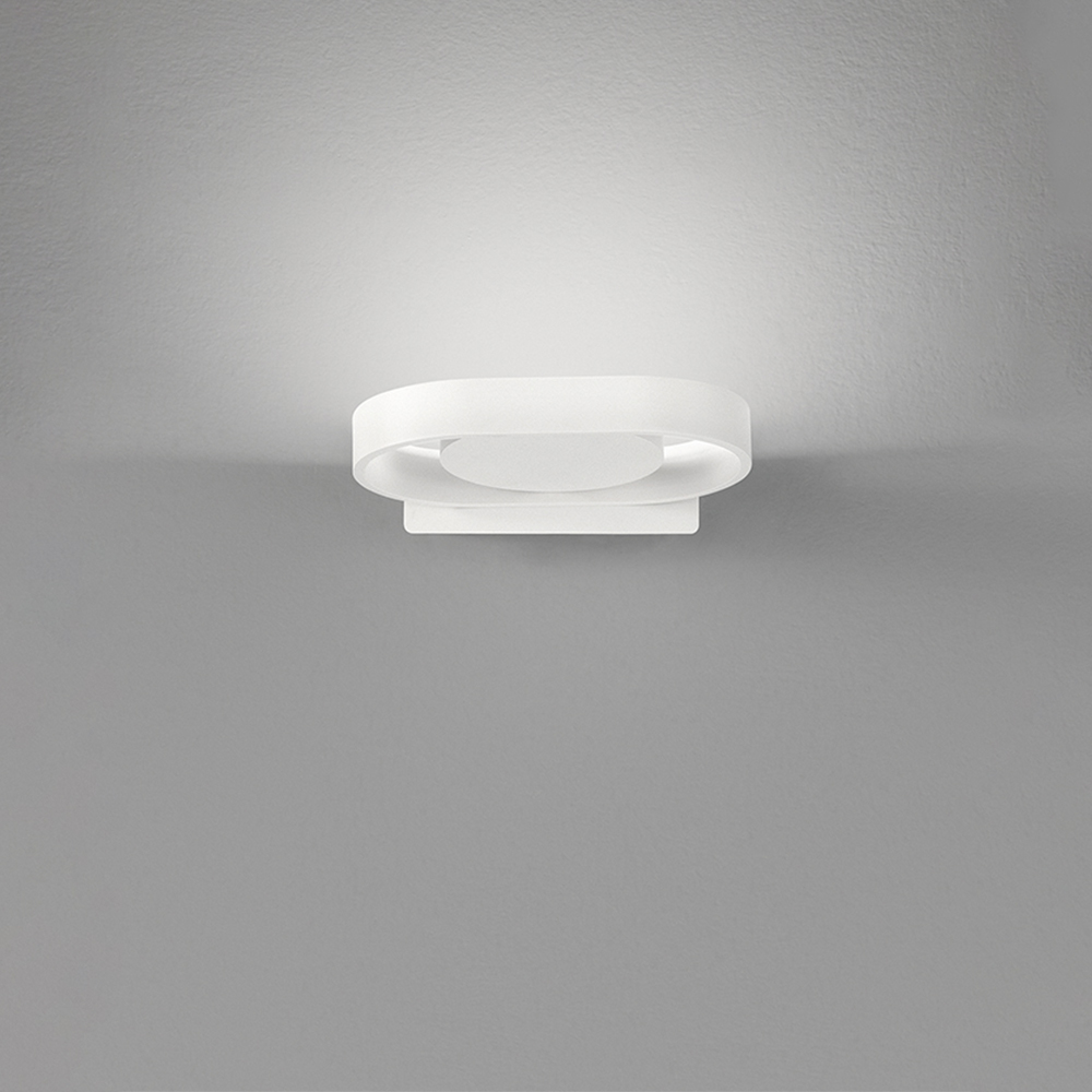 Applique Moderna Belt Metallo Bianco Acrilico Led 6W 3000K 6776BCT