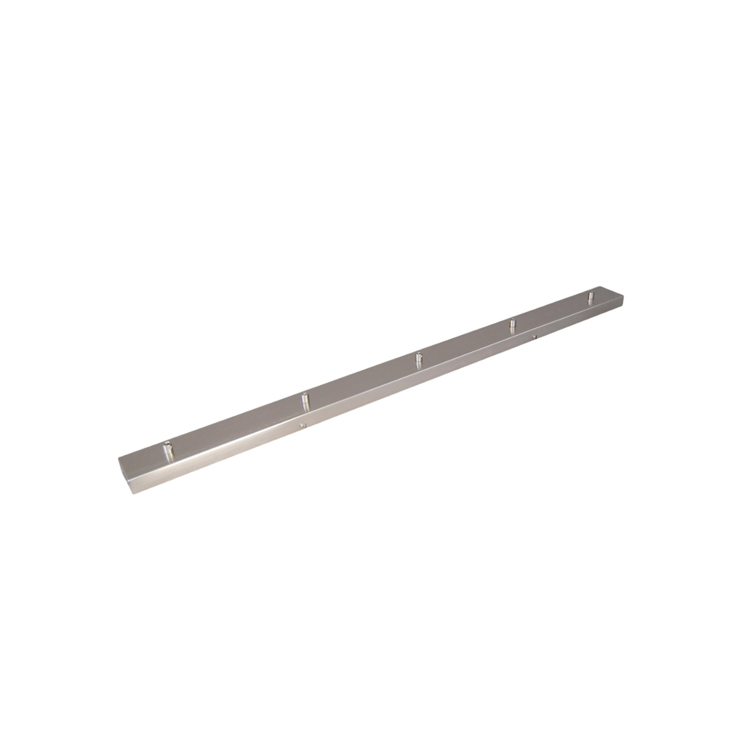 Rosone Multicavo 5 Fori In Metallo Cromo Spazzolato L120Cm 8035CR