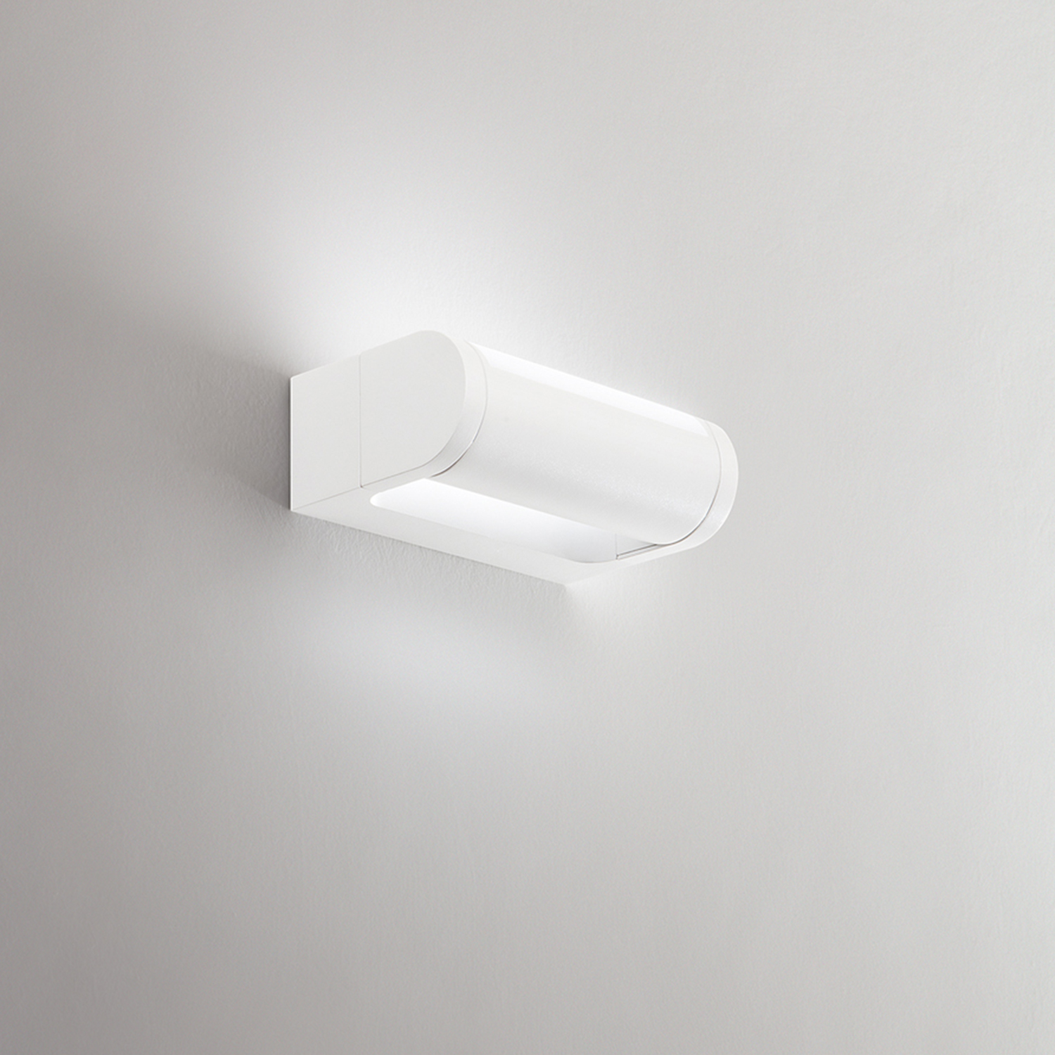 Applique Esterno Moderna Orienta Alluminio Bianco Led 12W 3000K Ip65