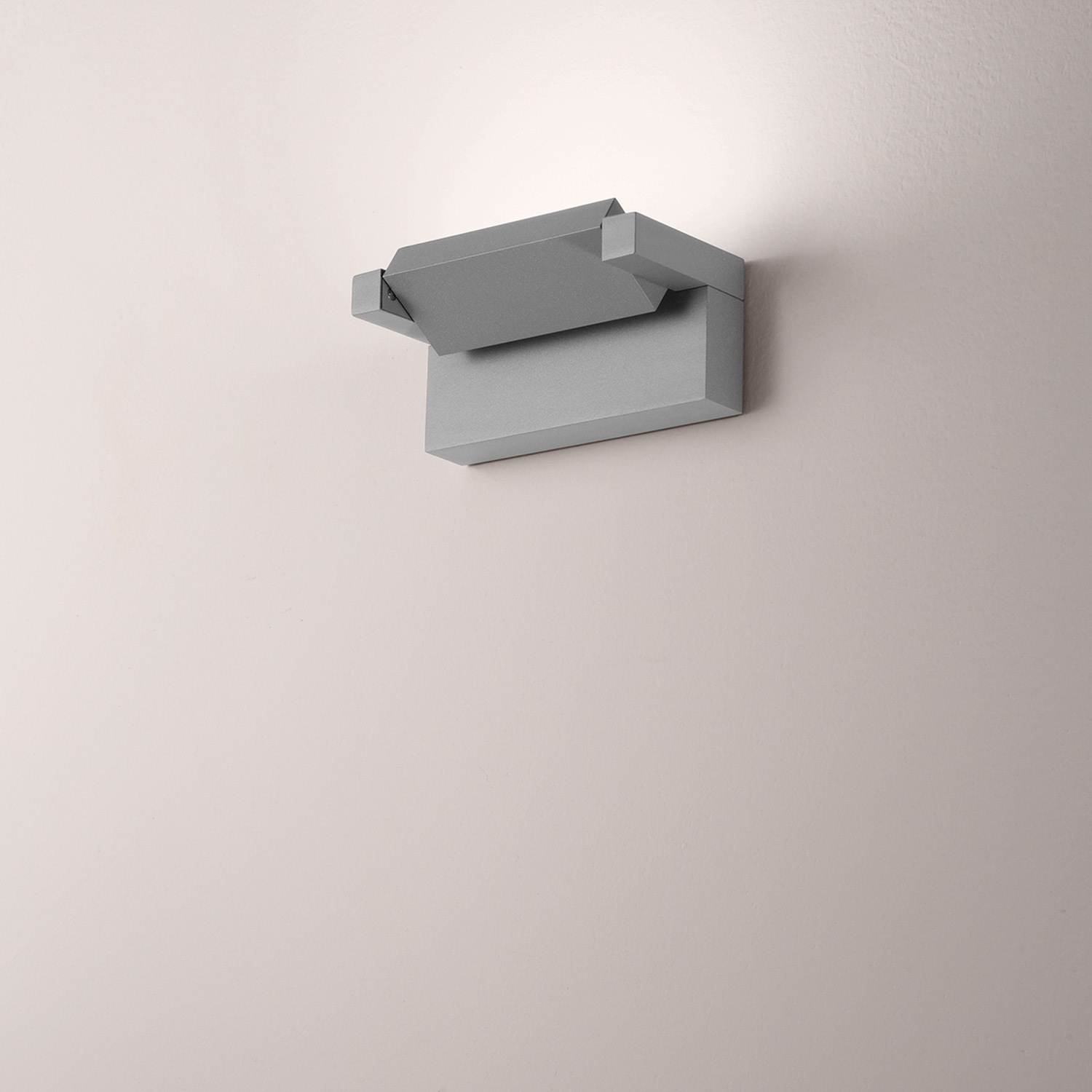 Applique Esterno Moderna Display Alluminio Gricio Led 20W Cct Ip65