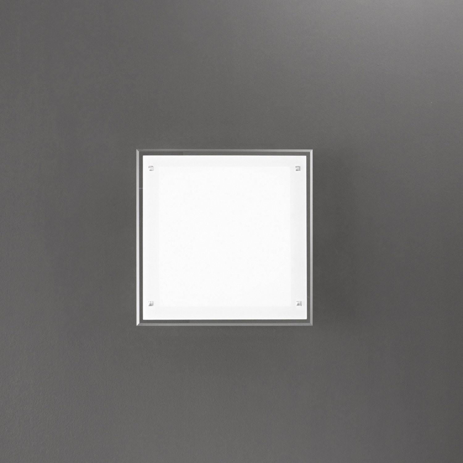Plafoniera Moderna Plain Vetro Bianco Led 30W Dimmerabile Ip20