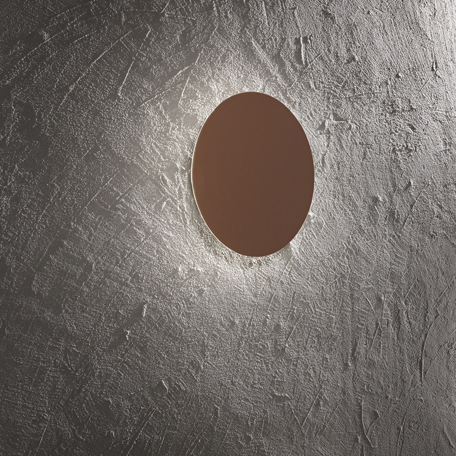 Plafoniera Moderna Nebula Metallo Marrone Led 15W Dimmerabile Ip20 D45