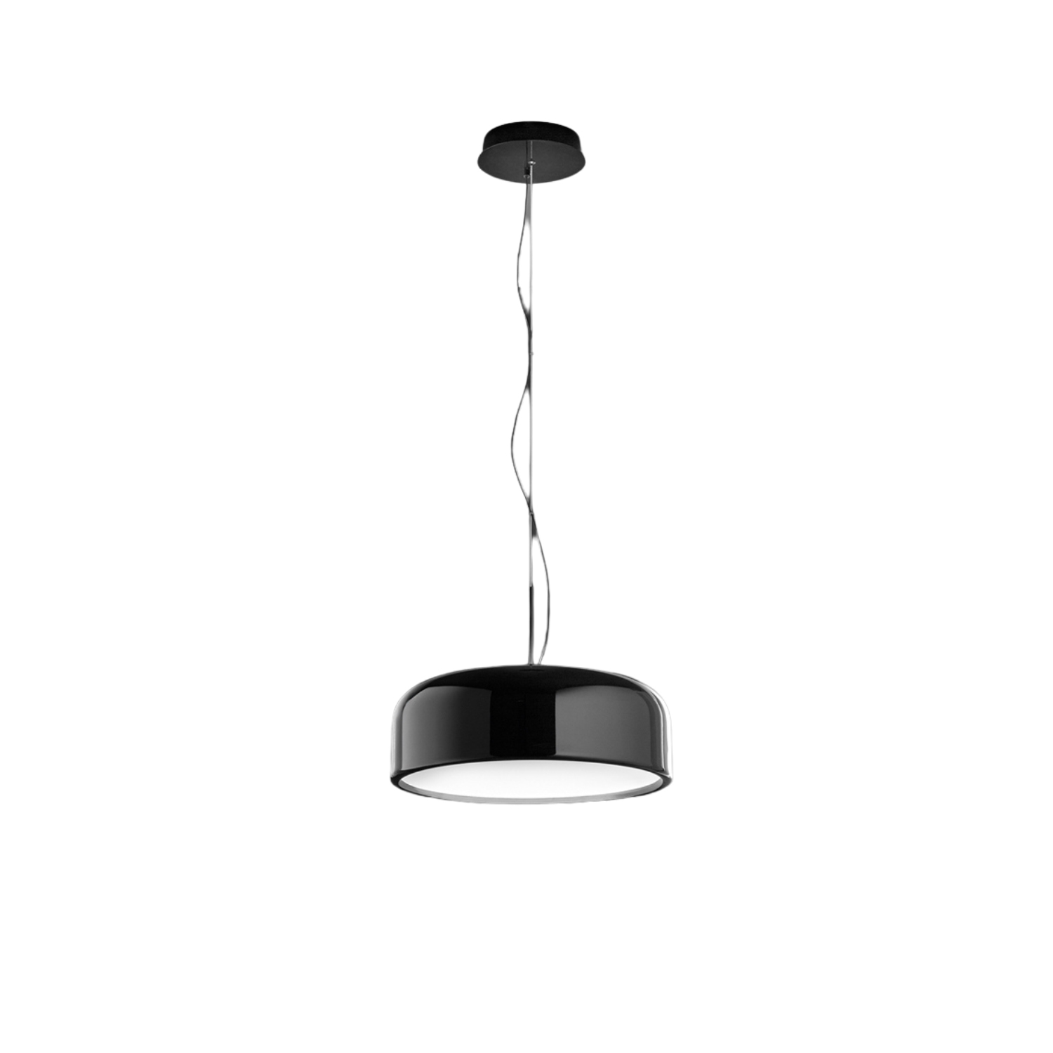 Sospensione Moderna Velia Metallo Nero Led 20W Dimmerabile Ip20