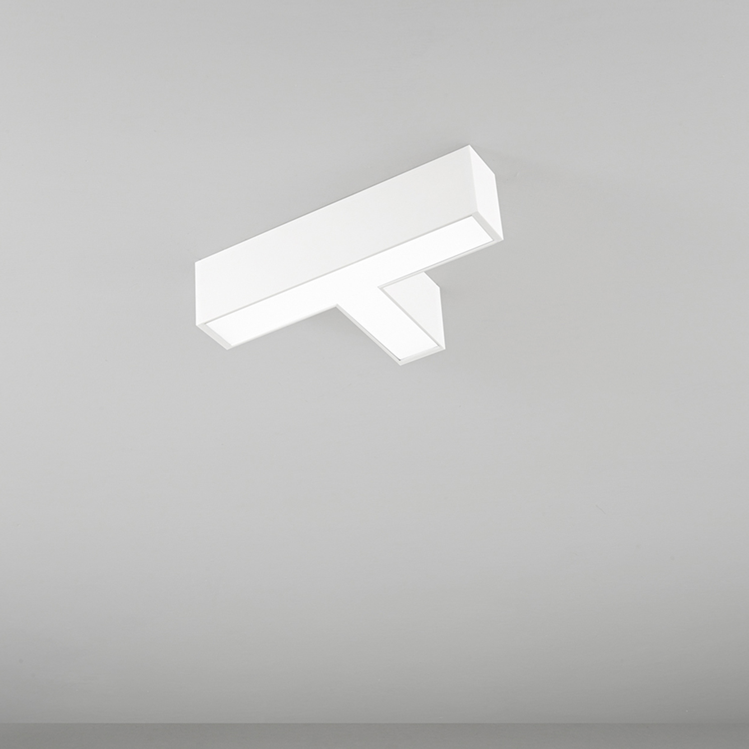 Plafoniera Moderna Grid Giunto T Alluminio Bianco Led 12W Dimmerabile Ip20