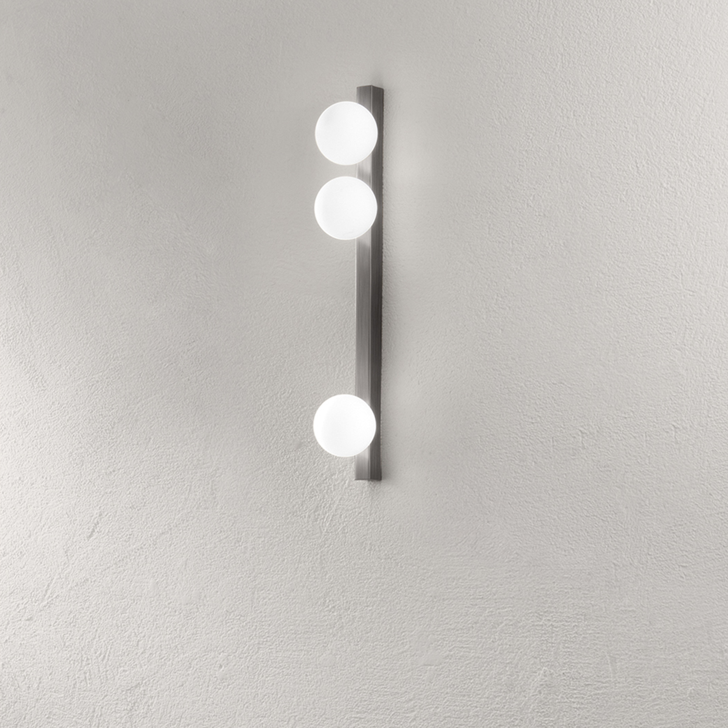 Plafoniera Minimal Snooky Metallo Grigio 3 Luci G9 Ip20