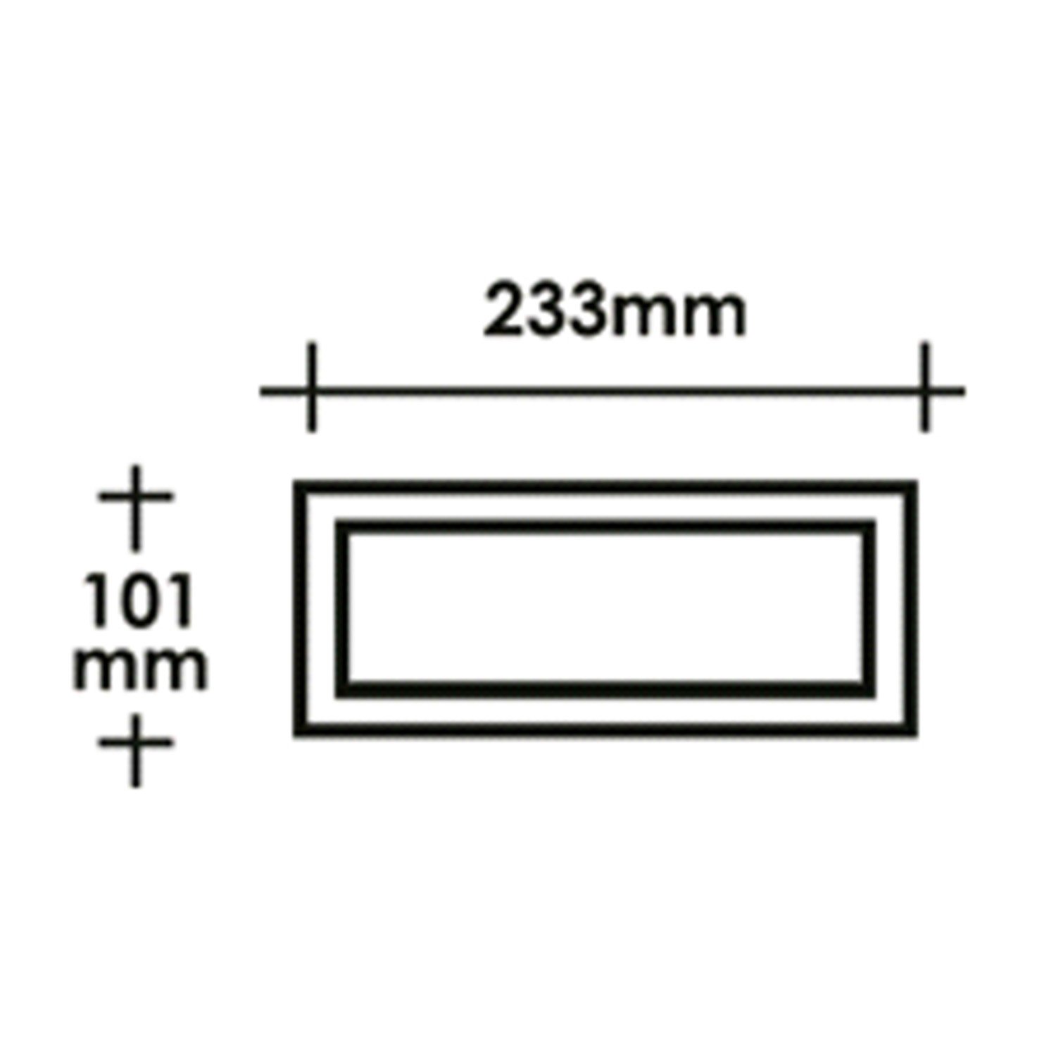 Plafoniera Esterno Contemporanea Peyton Pc Nero Griglia 1 Luce E27 Ip54 RL115PL1NE