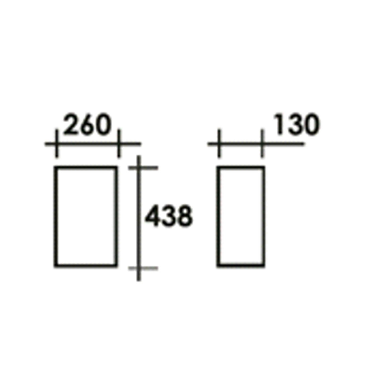 Applique Esterno Sawyer Alluminio Nero 1 Luce E27 Ip44 RL118AP1NE