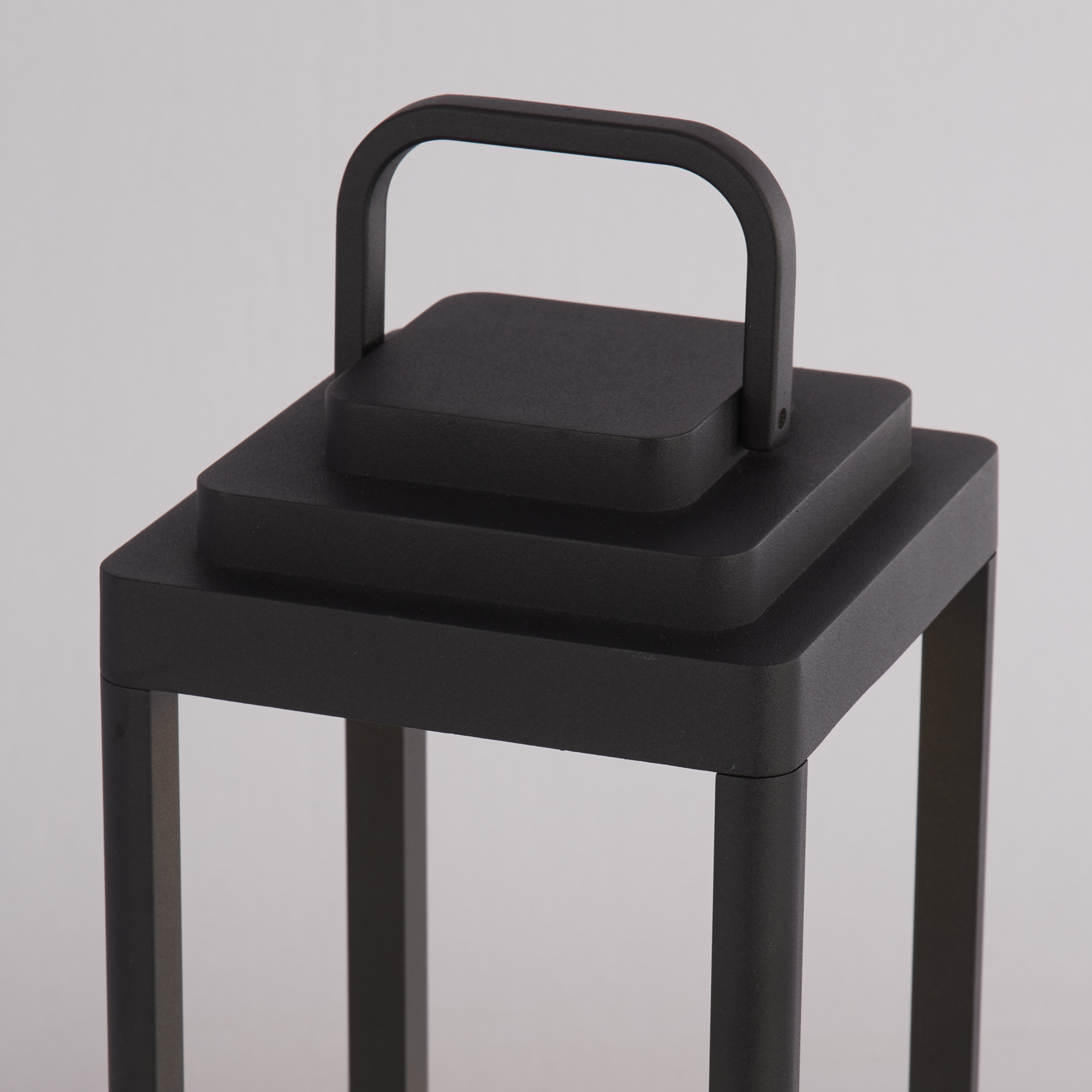 Lanterna Contemporaneo Portabello Alluminio Nero Led 2W 3000K 33502-350