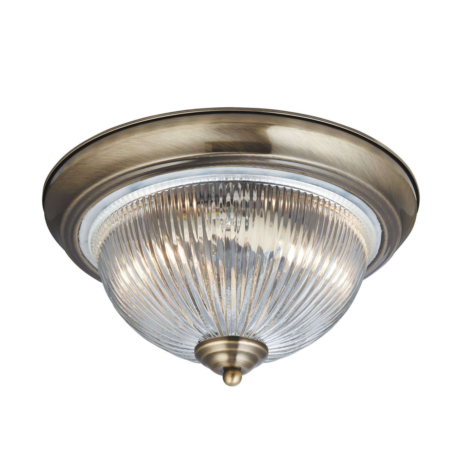 Plafoniera Contemporanea American Dinner Acciaio Adjustable Vetro 1 Luce E14 4370