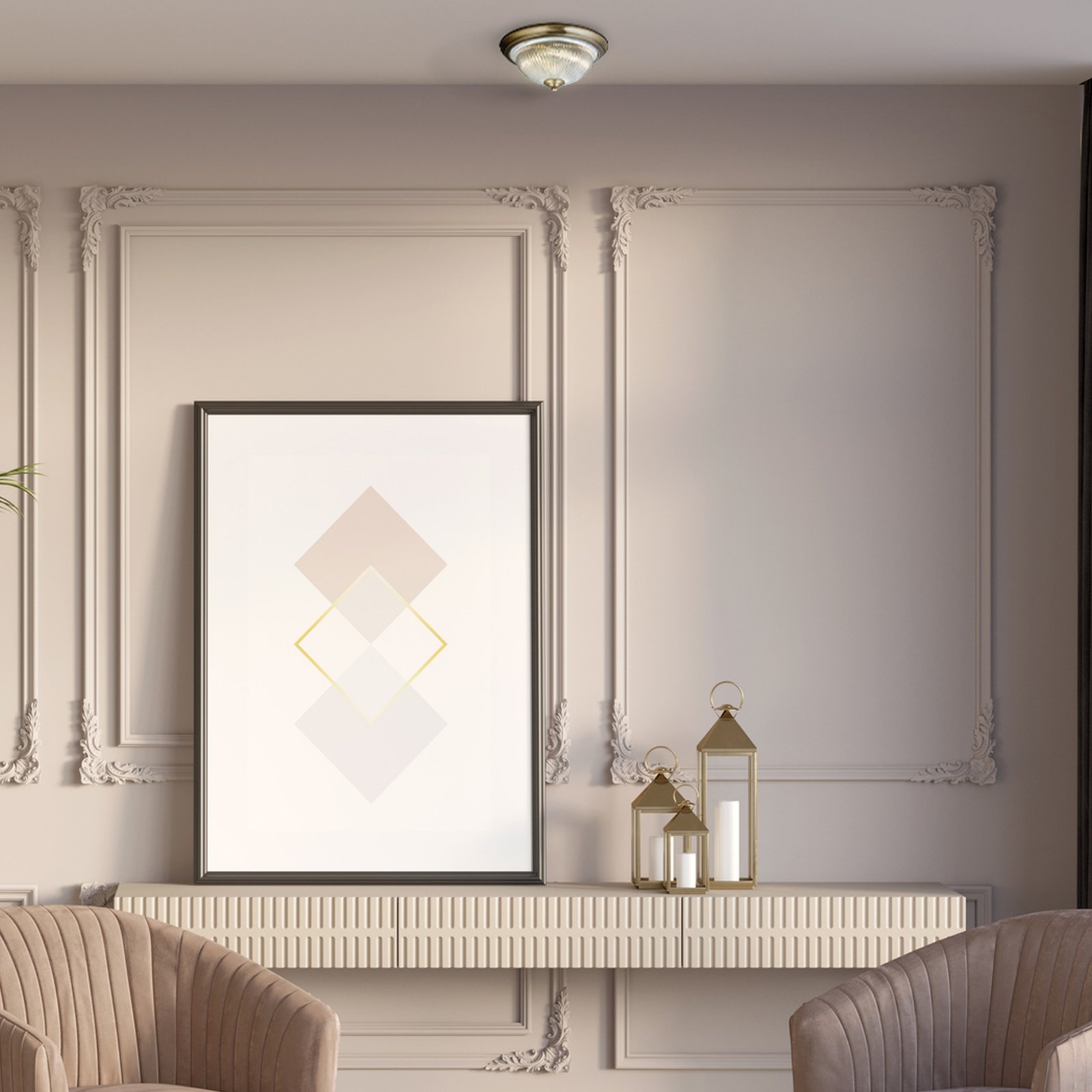 Plafoniera Contemporanea American Dinner Acciaio Adjustable Vetro 1 Luce E14 4370
