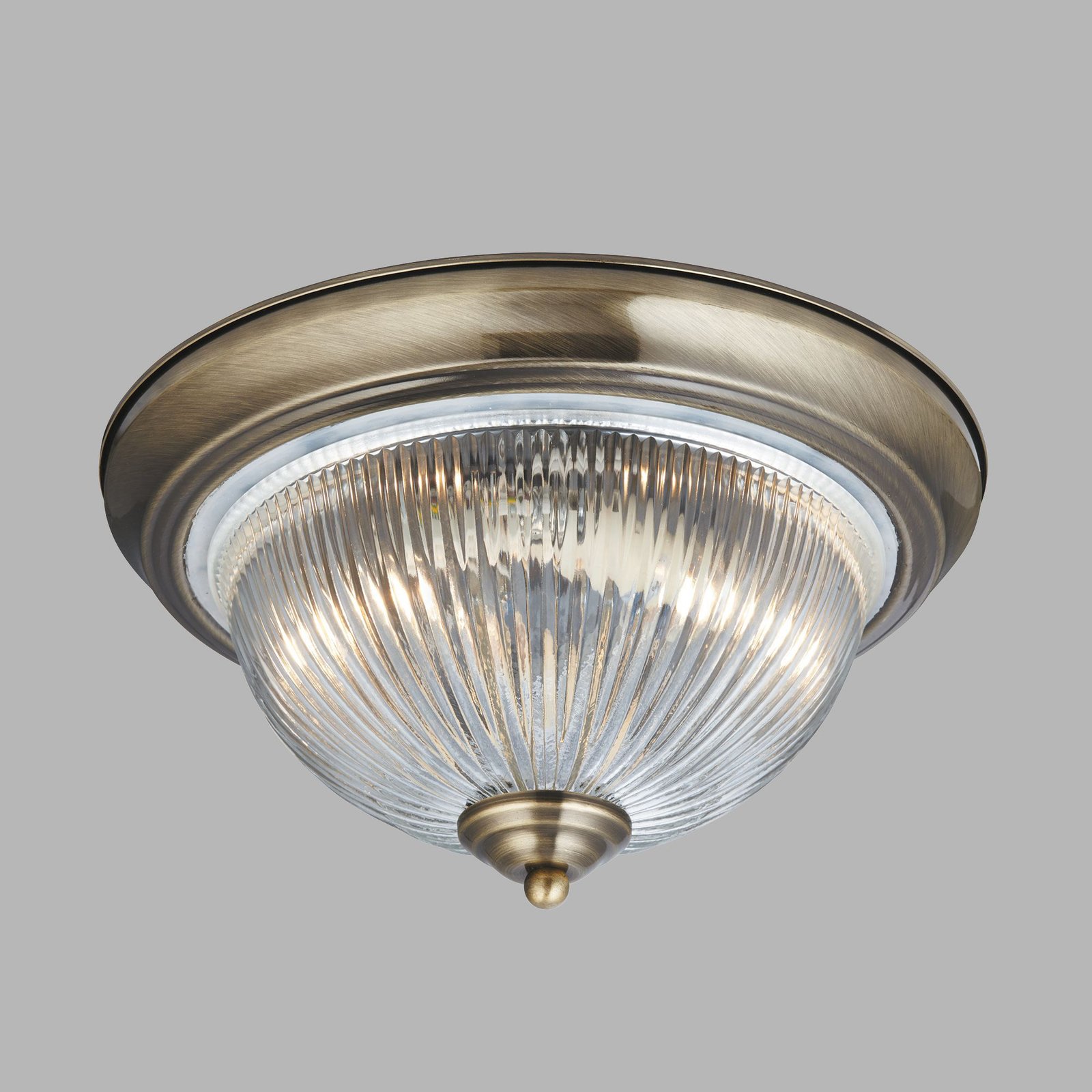 Plafoniera Contemporanea American Dinner Acciaio Adjustable Vetro 1 Luce E14 4370