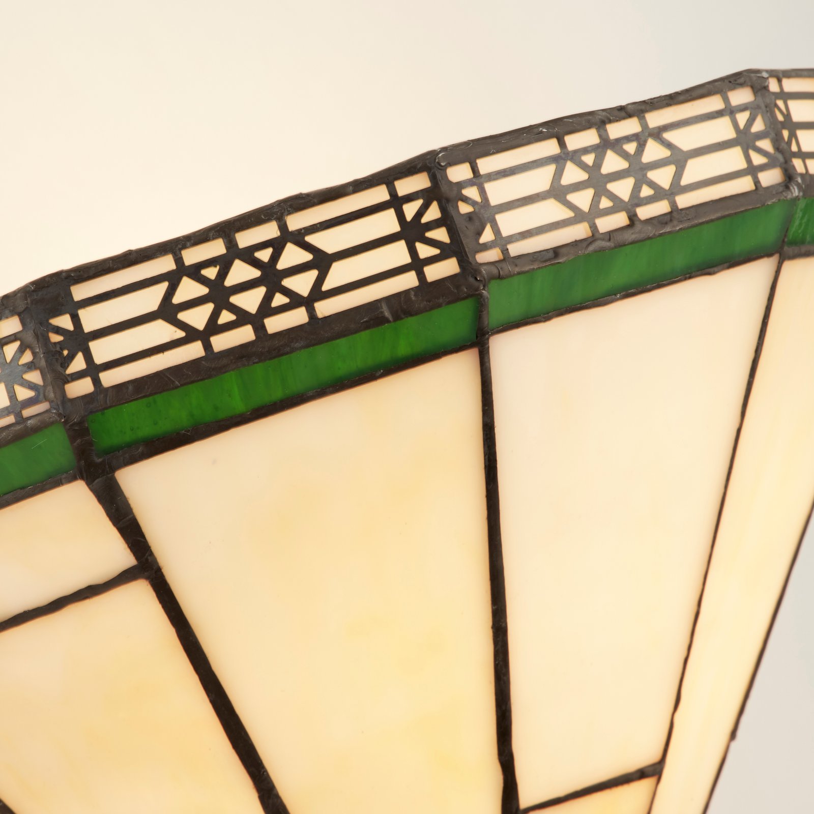 Applique Classica New York Acciaio Nero Vetro Verde 1 Luce E14 4417-18