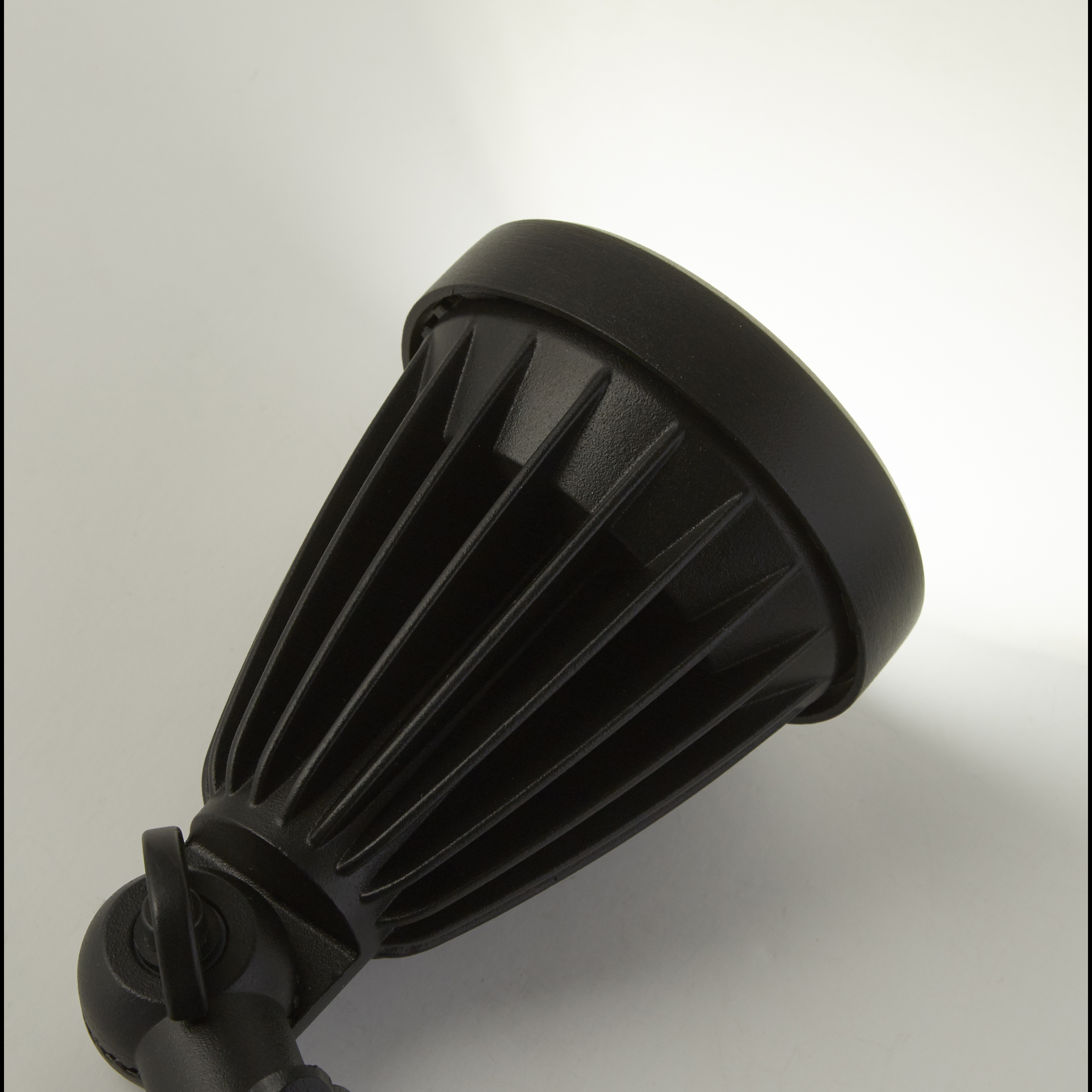 Faretto Picchetto Moderno Spikey Alluminio Nero Vetro Trasparente Led 12W 5000K 51621BK