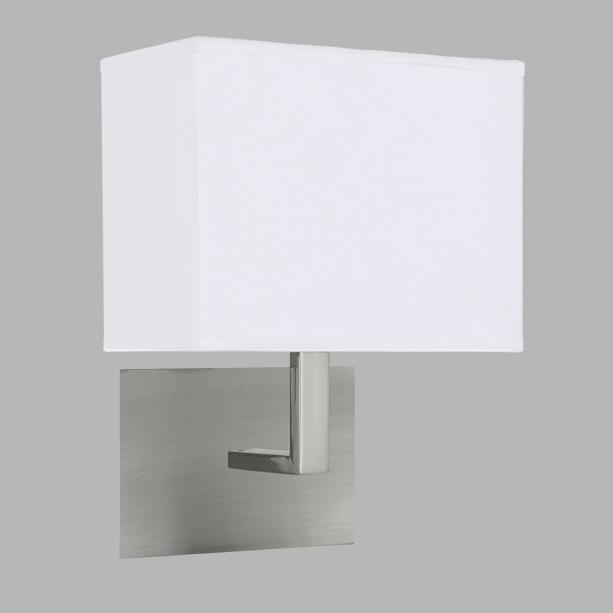 Applique Contemporanea Hotel Acciaio Cromo 1 Luce E27 5519SS