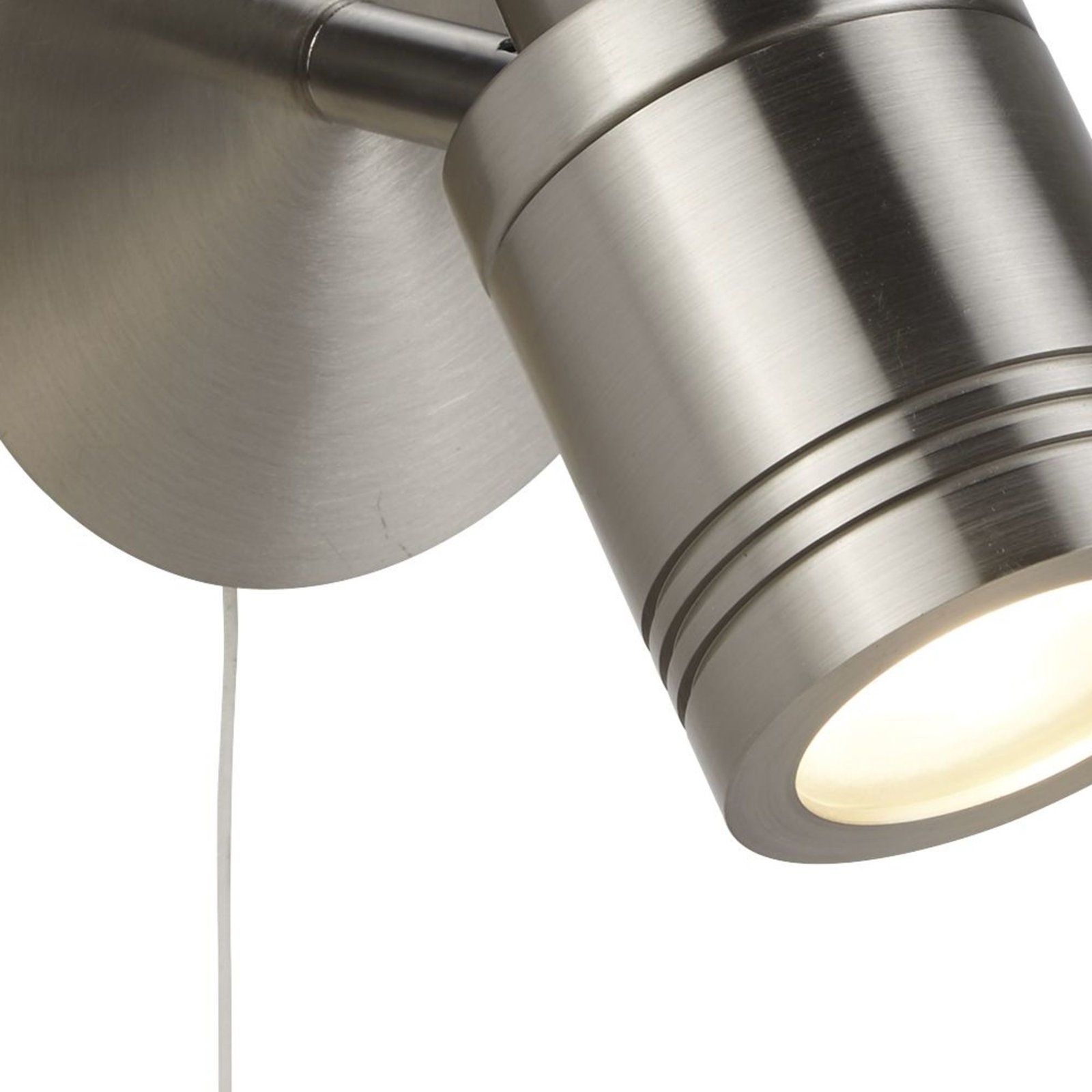 Plafoniera Contemporanea Sansone Acciaio Argento Policarbonato Cromo 1 Luce Gu10 6601SS