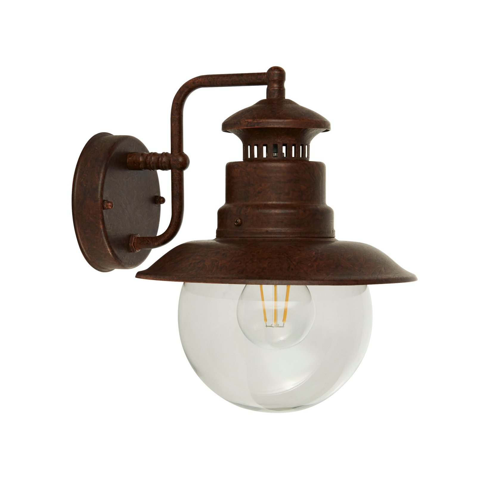 Qazqa rotterdam - Appliques Moderno - 1 luce - L 16 cm - Nero - Moderno - Illuminazione esterna