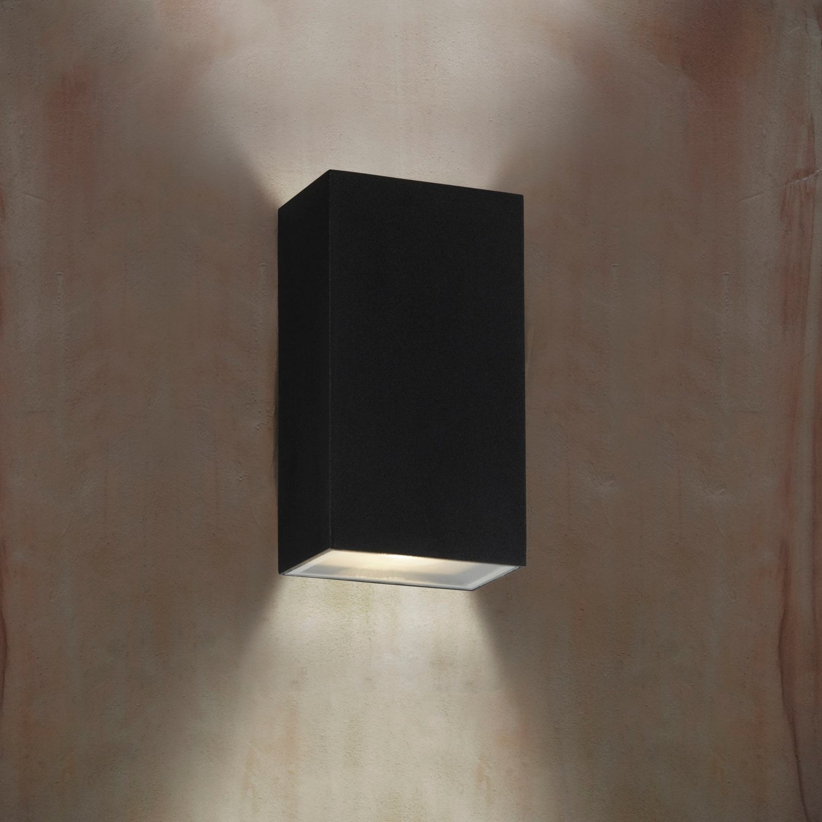 Applique Moderna Stirling Alluminio Nero Vetro Argento Led 6,58W 4000K 8852BK
