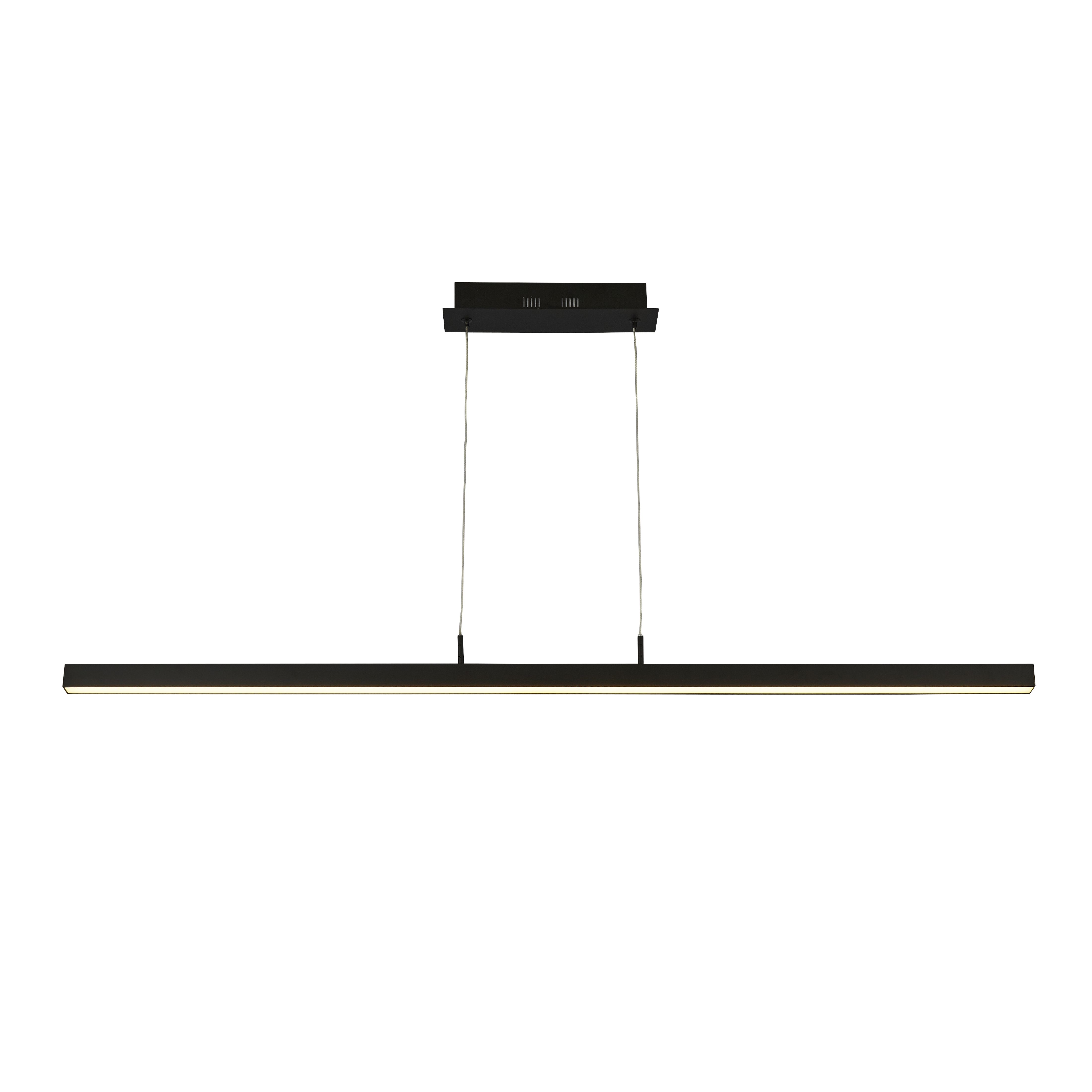 Lampadario Moderno Tribeca Acciaio Bianco Policarbonato Nero Led 17W Cct 96381-1BK