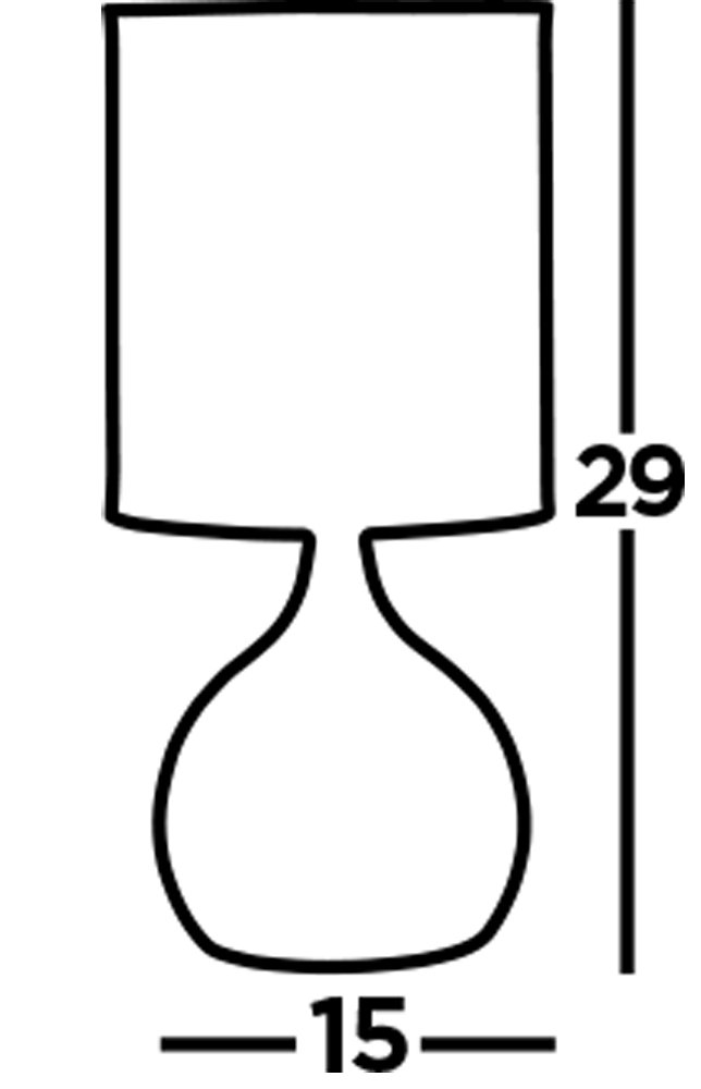 Abatjour Contemporaneo Tocco Acciaio Ottone Tessuto 1 Luce E14 EU3923AB