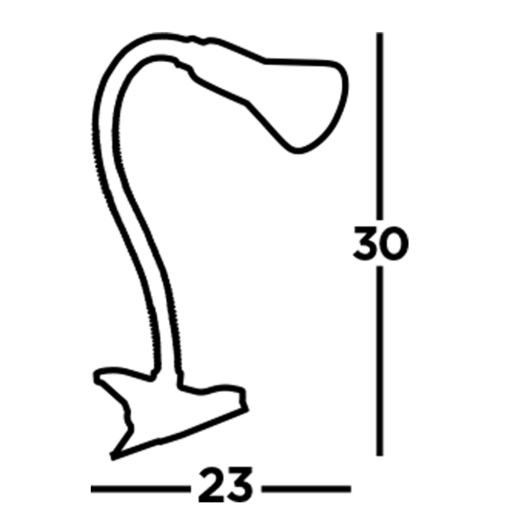 Lampada Contemporanea Desk Partners Acciaio Nero Policarbonato 1 Luce E14 EU4122BK