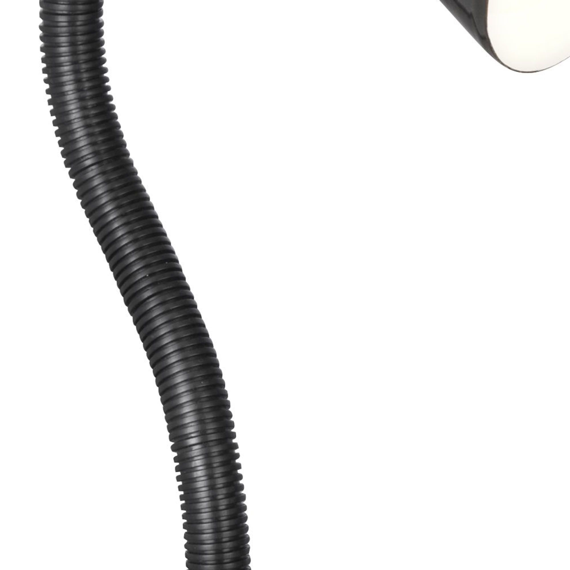 Lampada Contemporanea Desk Partners Acciaio Nero Policarbonato 1 Luce E14 EU4122BK