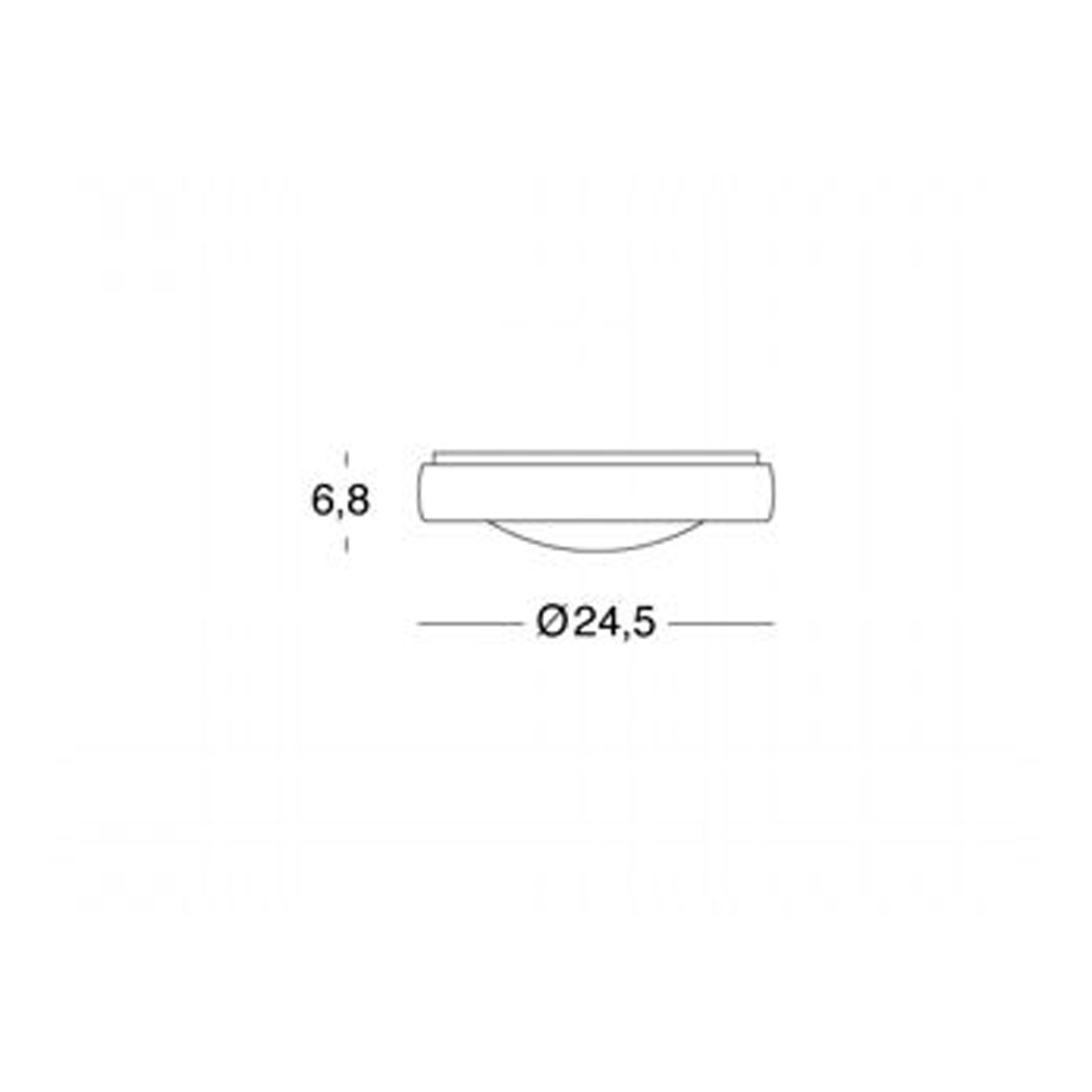 Plafoniera Esterno Moderna Loft Alluminio E Termoplastica Grigio Led 13W 4000K 99101/16